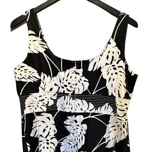 AGB Black and White Dress